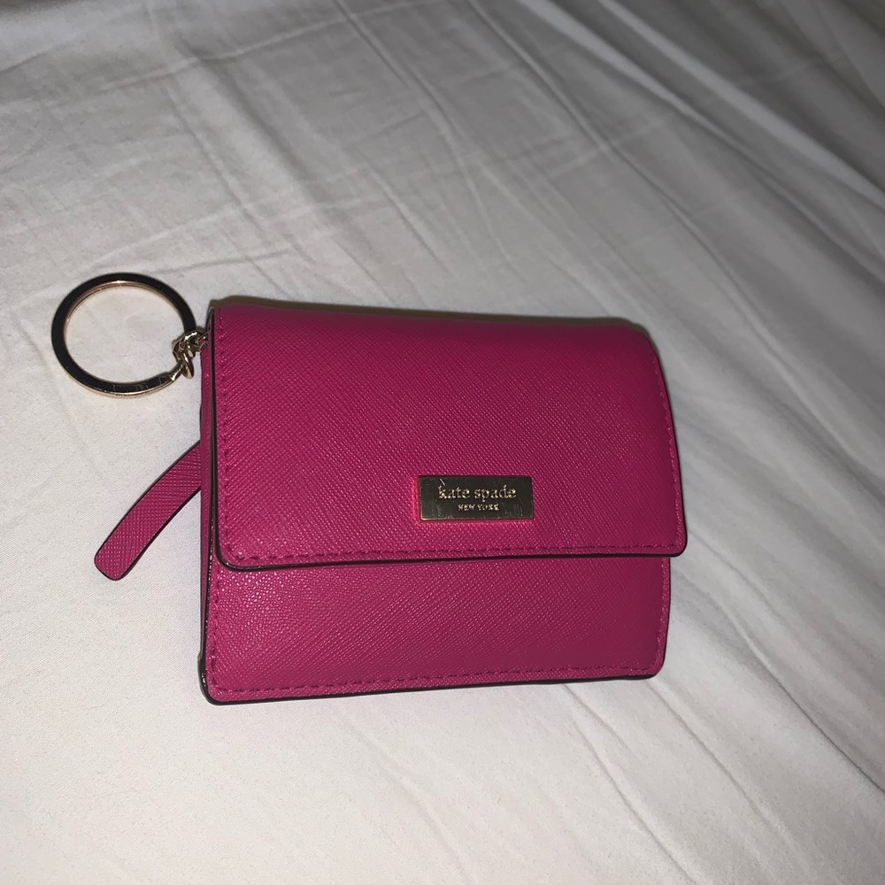 Kate Spade Leather small pink wallet
